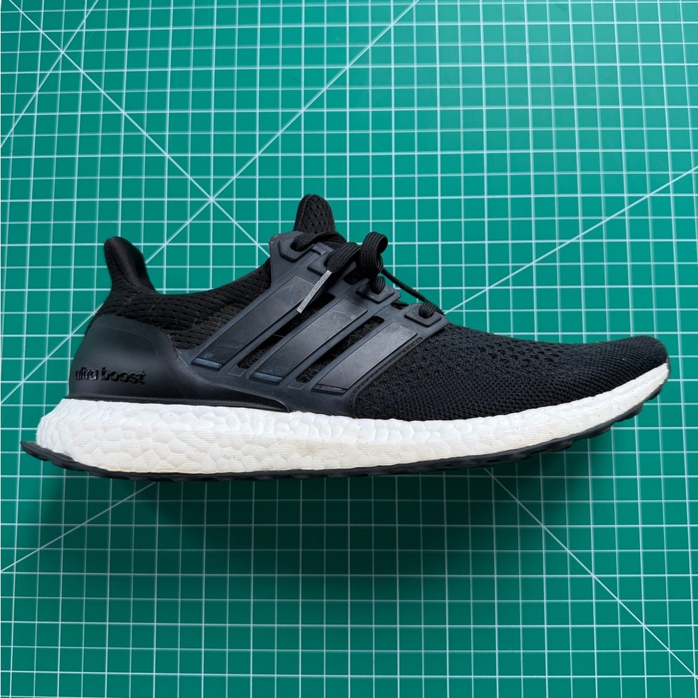 adidas Black and White Ultra Boost Men's Sneakers